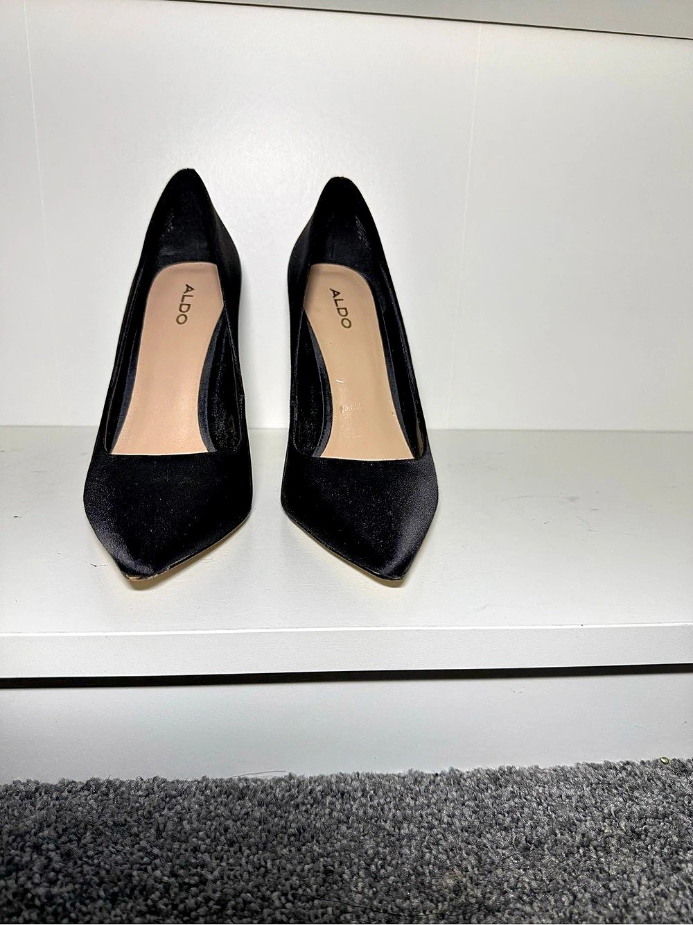 ALDO Black Pointed-Toe Heels
